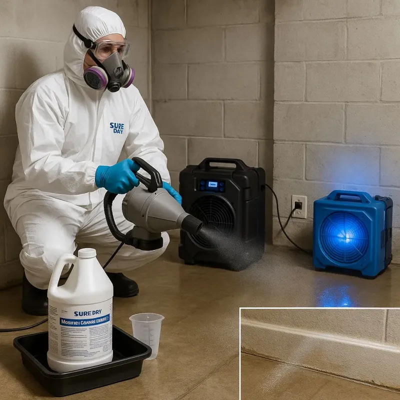 Sanitization and Odor Removal process in Viera West, FL